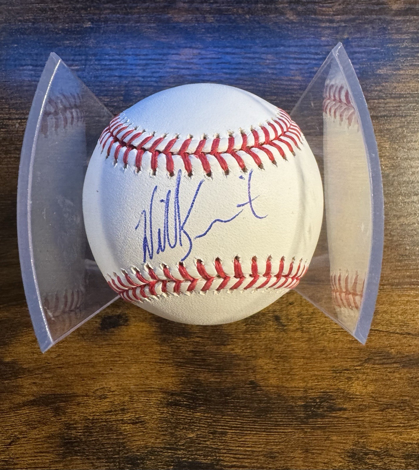 Will Smith Autographed Signed Los Angeles Dodgers Baseball OMLB Rawlings Dodgers MLB JSA Authenticated 