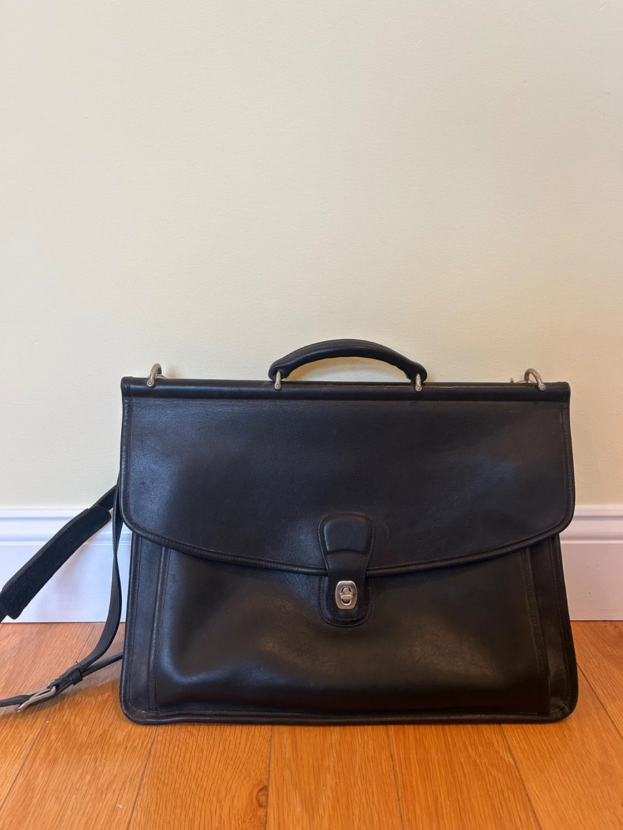 バッグ COACH Vintage Leather 2way Briefcase Vintage Coach Briefcase for sale | eBay