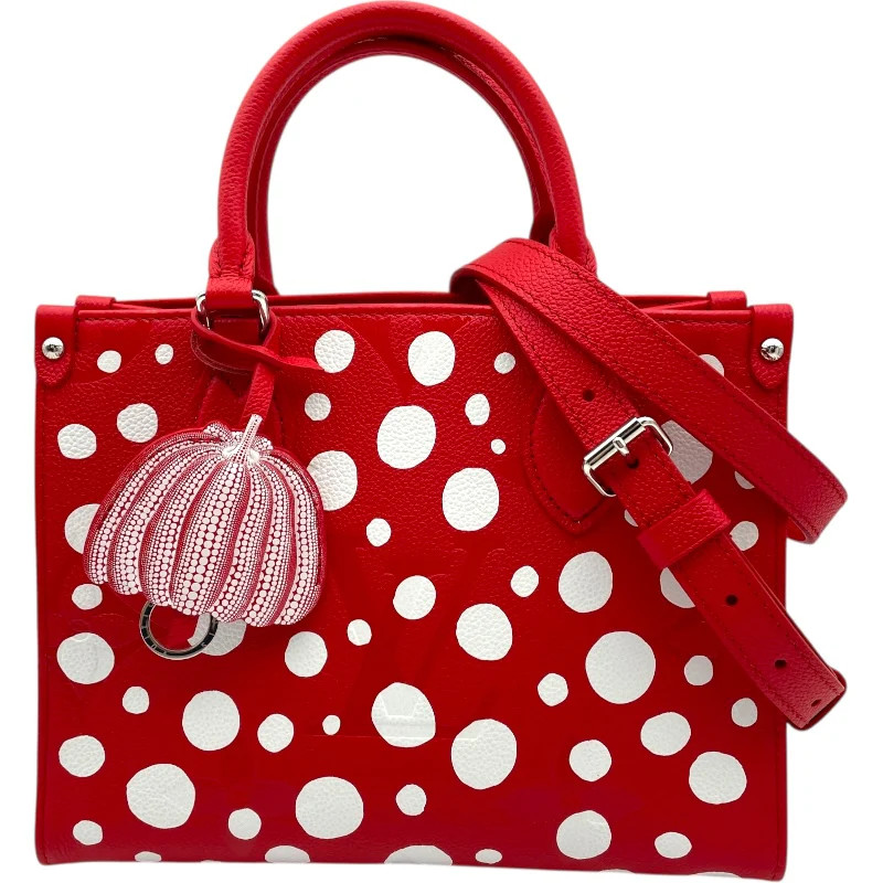 LOUIS VUITTON OnTheGo PM Yayoi Kusama Collaboration Red / White #OKB1840