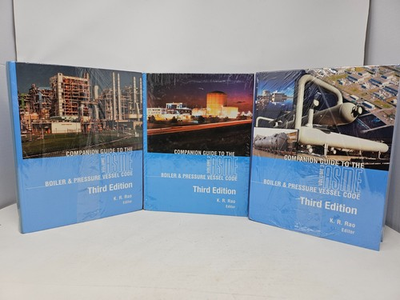 #ad #ad Companion Guide to the ASME Boiler Pressure Vessel Code 3 Vol Set 3rd Ed Sealed $239.99