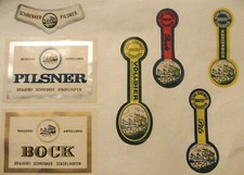 7 alte Bier  Etiketten Brauerei   Schrenker, ...