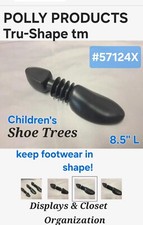 4 Pair Shoe Trees 77124X Men's or Women's, Child's Polly Products Tru-Shape tm