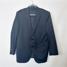 Ermanegildo Zegna Mila Navy Blue Suit Jacket Size 54R  100 Wool