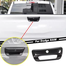 For 2019-2024 Dodge Ram 3500/2500/1500 Carbon Rear Tailgate Handle Cover Trim 1P