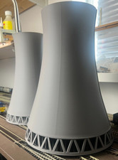 Model Railway Power Station UK Style Cooling Tower  315mm High