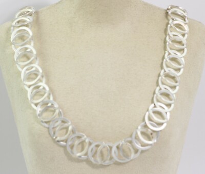 ENTZÜCKENDES 18'' STERLINGSILBER GLIEDERHALSBAND (26,96 G