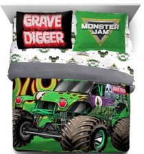 Monster Jam "Grave Digger" Kids Reversible Bed Set-W52697359174, AB0CLH963Y64