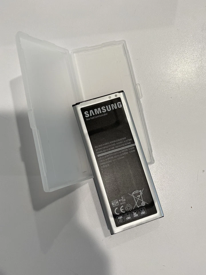 三星 Galaxy Note 4 电池原装原始设备制造商 SM-N910 3220mAh 带零售包装 — 第 2/4 张图片