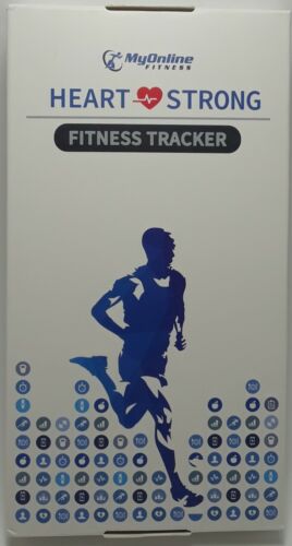 MyOnline Heart Strong Fitness Tracker brandneu, schwarze Farbe - Bild 1 von 3