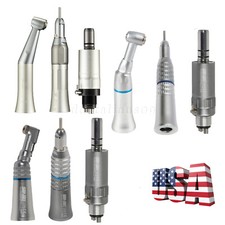 Dental Slow Low Speed Straight/Air Motor/Contra Angle Handpiece 4Hole Fit NSK M4