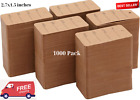 1000 Kraft Paper Retail Price Tags for Boutique Supplies, Clothing Labels2.7x1.5