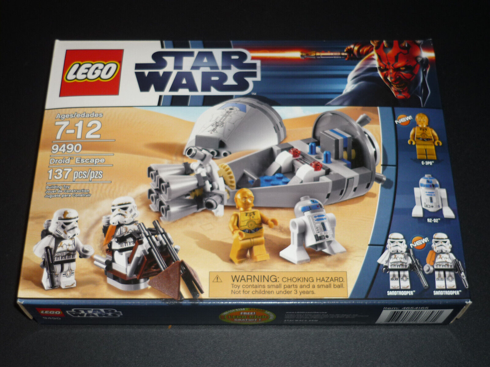 LEGO 9490 Star Wars Droid Escape MIB NEW Sealed