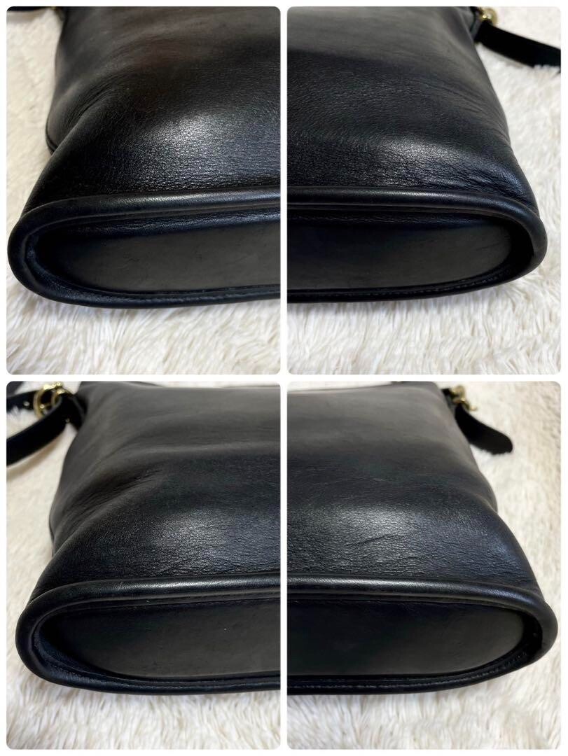 Extremely Rare Made In USA Old Coach 9806 Shoulder Bag Black