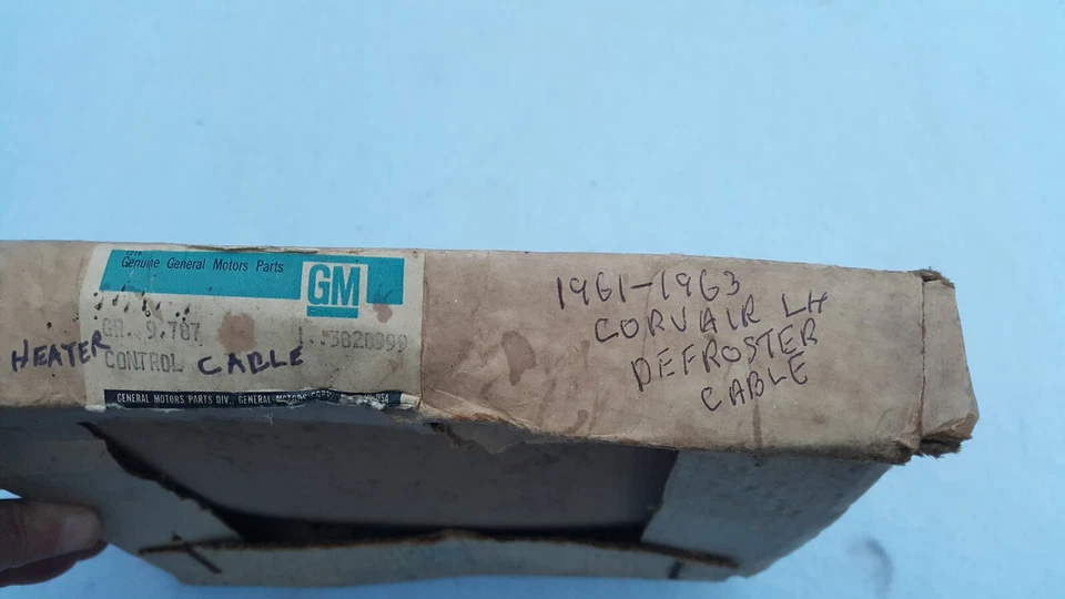 NOS 1961-1963 CHEVROLET CORVAIR LEFT HAND DEFROSTER CONTROL CABLE 3820099 - Изображение 3 из 3