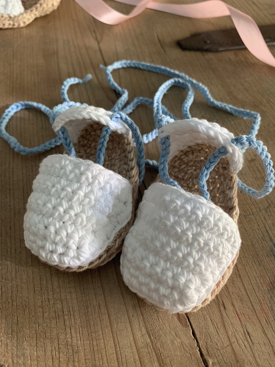 Esparteña Bebe Patucos Alpargatas 3/6 Zapato Recién Nacido