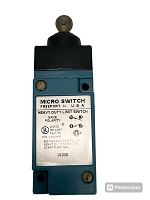 Honeywell LSD3K Switch Limit N.O./N.C. SPDT Top Roller Plunger Conduit 10A 24...