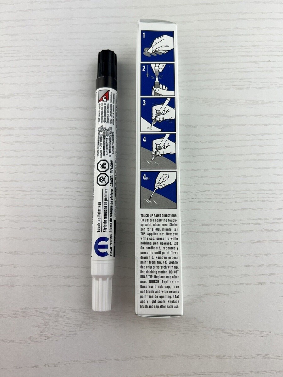 Jeep Dodge Chrysler PXF Jet Black Touch Up Paint Pen & Brush