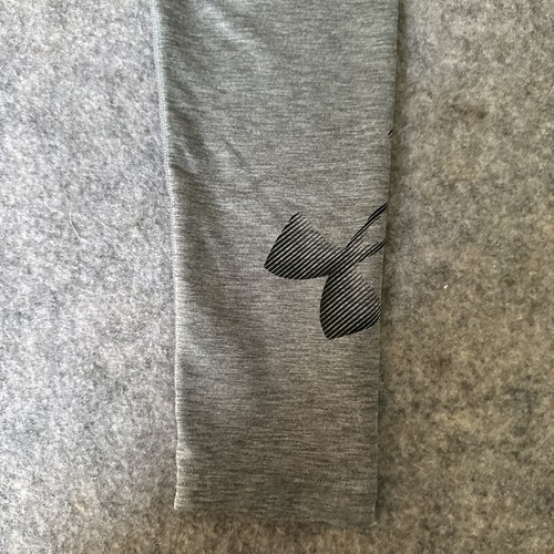 Under Armour Youth HeatGear Sonic Compression Leggings Size Medium Gray Training - Picture 2 of 7
