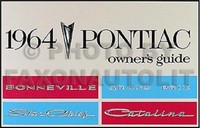 1964 Pontiac Owner Manuell Bonneville Catalina Gran Prix Star Chief FüHrung
