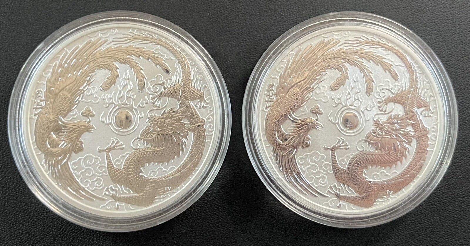 2017 AUSTRALIA 1 OZ SILVER DRAGON PHOENIX