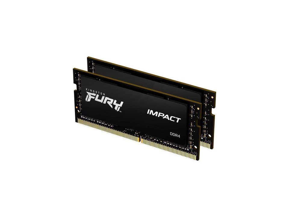 Kingston FURY Impact 32GB (2 x 16GB) 260-pin SO-DIMM DDR4 3200 MHz CL20 Black Me - Image 3 of 3