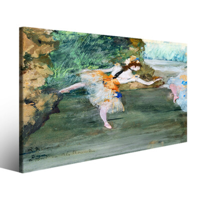 Edgar Degas stampa su tela Dancer Onstage ballerina riproduzione quadro famoso