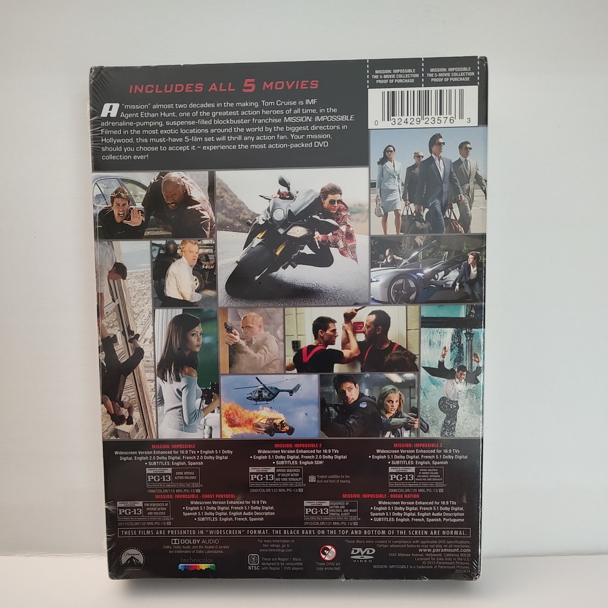 Mission: Impossible 5-Movie Collection DVD, Ving Rhames
