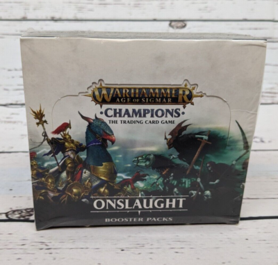 warhammer onslaught booster box Age of Sigmar: Champions Pack – Oaken Vault Tailed city has long stood between the realms of Fire and Life Warhammer TCG Age of Sigmar