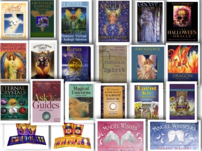 ECHTE Tarot Engel Orakel Karten oder Tasche spiritueller psychischer Zauber Kristall UK