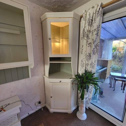 white corner unit living room eBay