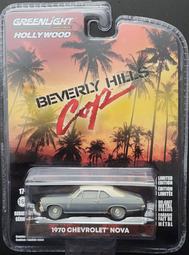 GREENLIGHT Hollywood Series 27 - BEVERLEY HILLS COP - 1970 Chevrolet Nova - 1:64 - 第 1/2 張圖片