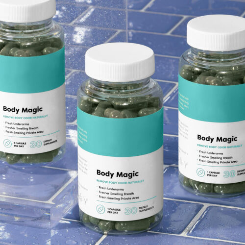 Premium Chlorophyll Capsules for Body Odor, Gut Health & Skin Detox 30 Capsules