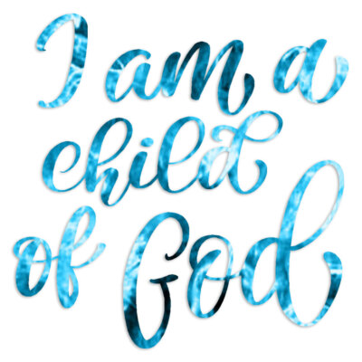 Child Of God - Decal Sticker - Multiple Patterns & Sizes - ebn6833