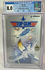 Top Gun - Nintendo NES - 1988 Copy -🔥 Graded CGC 8.0 !! 🔥