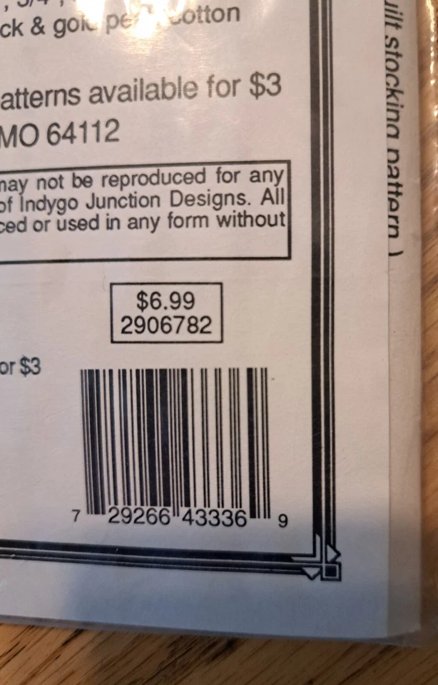 Fireside Socks II Christmas stocking decor felt wool pattern - Image 4 of 4