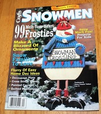 Crafts Magazine: SNOWMEN - COLLECTOR'S EDITION 1999 - VGuc - 99 Projects