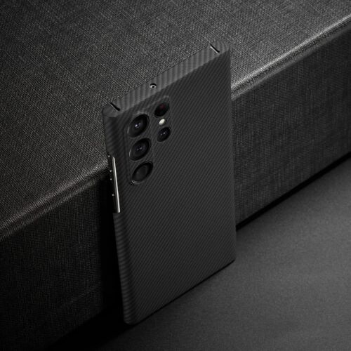 100% Original 600D Aramid Kohlefaser Hülle für Samsung Galaxy S22 S23+ S23 Ultra - Picture 5 of 17