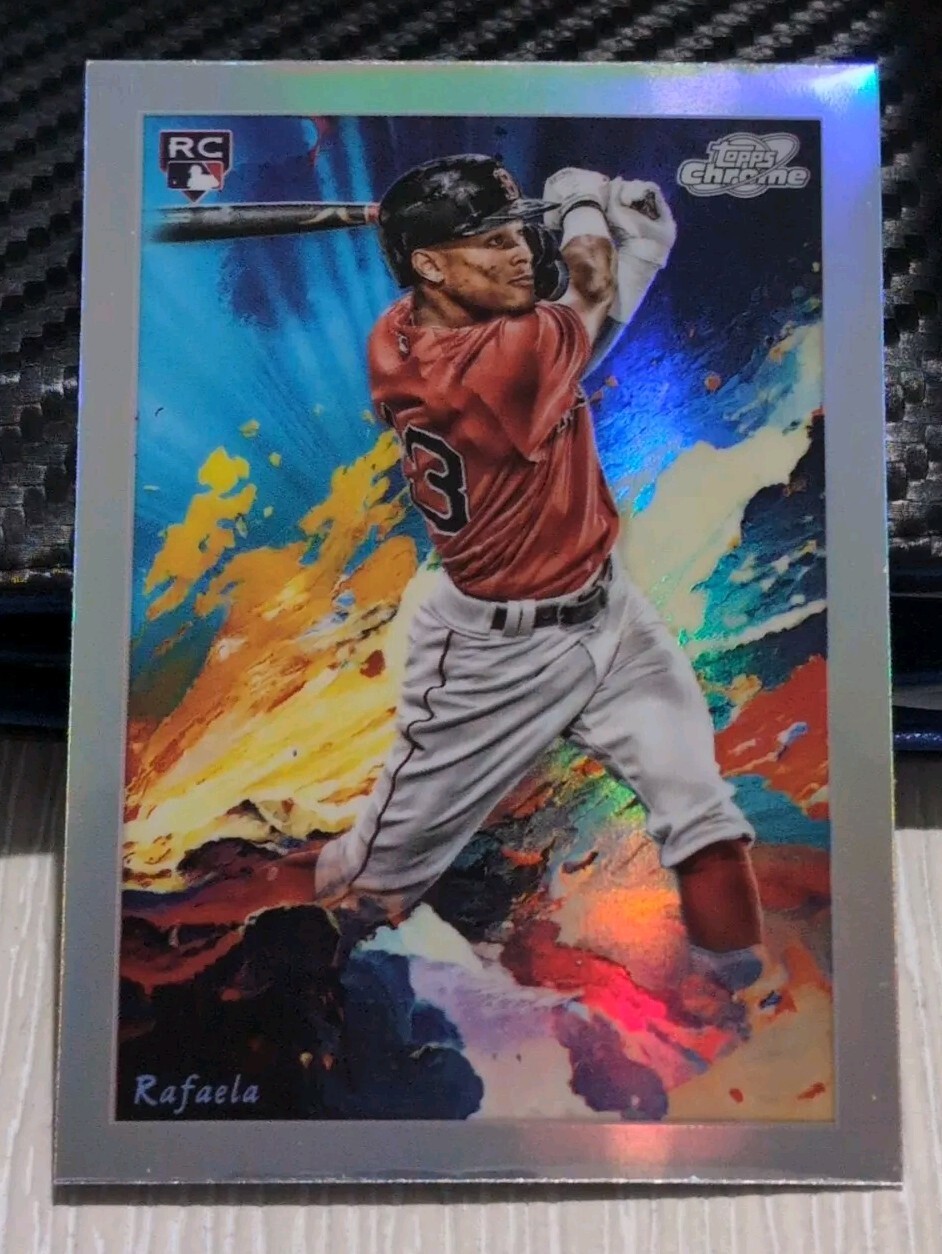 2024 TOPPS COSMIC CHROME CEDDANNE RAFAELA ROOKIE STARS IN THE NIGHT REFRACTOR SP