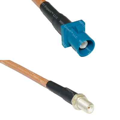 RG400 Fakra Z Male to SMA FEMALE RF Cable FAST-SHIP LOT