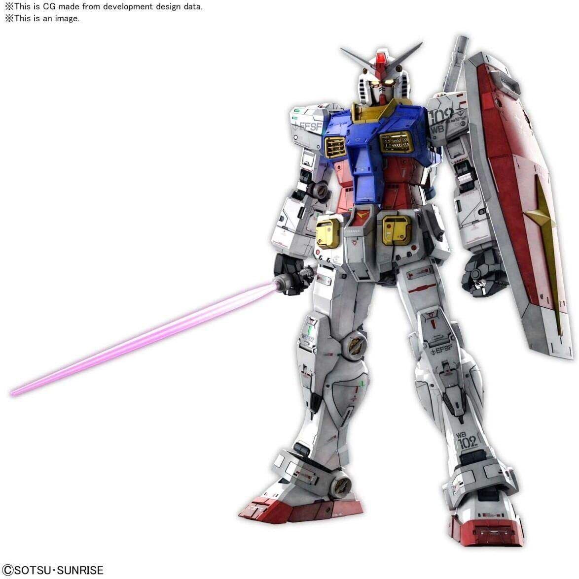 BANDAI SPIRITS 2530615 Unleashed PG Gundam RX-78-2 1/60 BANDAI SPIRITS 2530615 Unleashed PG Gundam RX-78-2 1/60