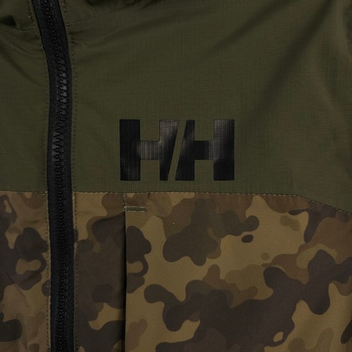Helly Hansen Ski Jacket Boy 140 10 Utility Green Camo Juniors Summit Coat Winter - Picture 9 of 24