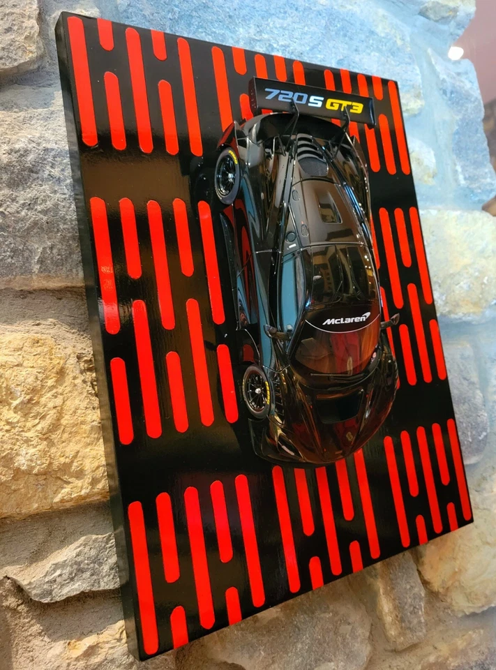 Mclaren 720s GT3 AUTOART 1/18 Wall Art Star Wars Themed Model Mount - Image 2 of 4