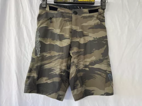 Troy Lee Designs TLD Skyline Cycling Shorts Shell Camo Military YOUTH 24 SAMPLE