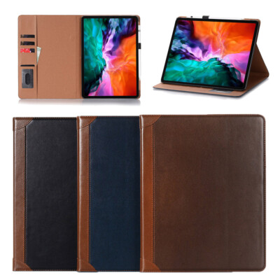 For iPad 5th 6th 7th 8th 9th Gen PU Leather Case Stand Cover W/Auto Wake/Sleep