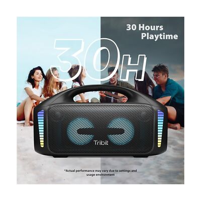 Tribit Stormbox Blast Wireless Party Speaker - Black (BTS52) for