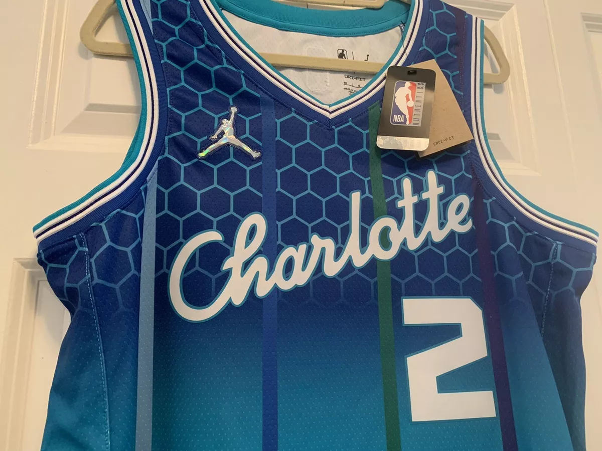 Nike Boys' Charlotte Hornets LaMelo Ball #1 City Edition Swingman Jersey