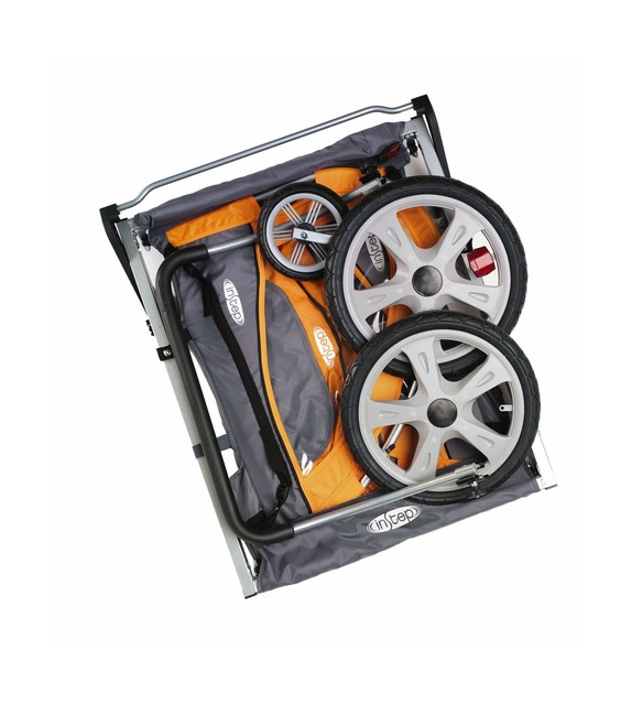 instep quick n ez double bike trailer
