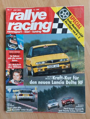 Rallye Racing 7/1994 - Lancia Delta HF - Escort Cosworth - Toyota Celica GT-Four