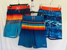 Lot Of 3  GERRY Boys Swim Trunks  Size 12/14