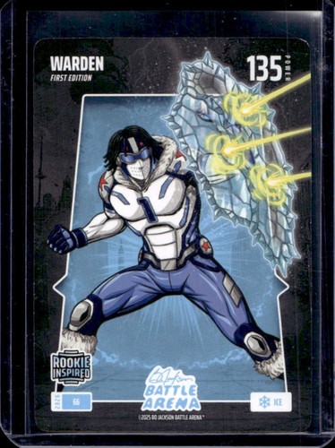 2026 Bo Jackson Battle Arena Cam Ward Warden Rookie RC Ice #66 Titans
